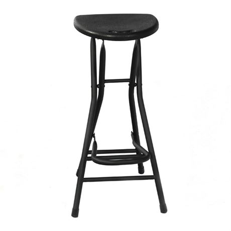 Folding Stool,1 Pack 28 inch Folding Bar Stool with Handle,Foldable Stools for