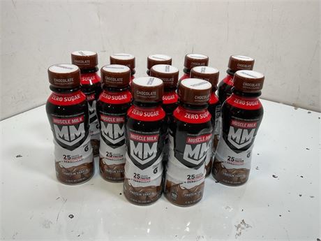 Muscle Milk Genuine Protein Shake, Chocolate, 25g Protein, 11.16 Fl Oz (Pack of