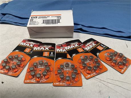 CVS Hearing Aid Batteries Orange Size 13, 8 Count - 5 Pack