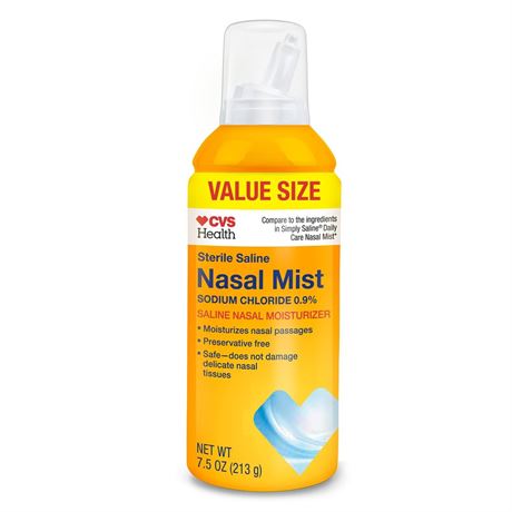 CVS Sterile Saline Nasal Mist, 7.5 Oz