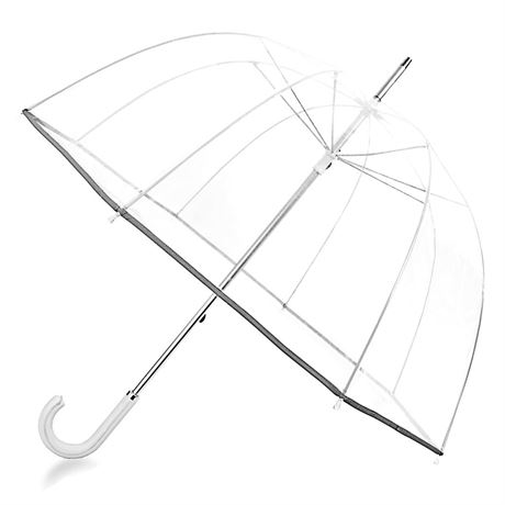 52 Inch Bubble Clear Umbrella for Weddings, Bulk Large Adult Transparent