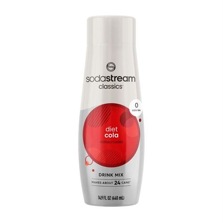 SodaStream Diet Cola Soda Mix, 14.9 fl oz./4 bottles