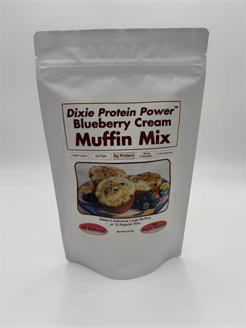 Dixie High Protein Power Blueberry Cream Muffin Mix