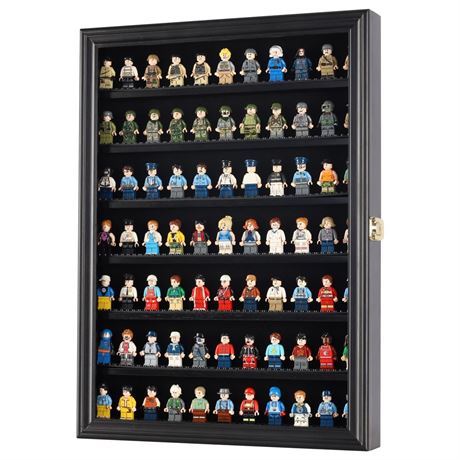 Minifigure Display Case - Building Block Toy Minifigures Display Case