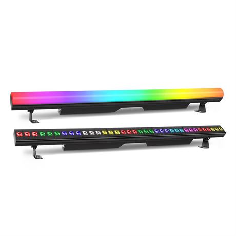 LED Stage Wash Lights Bar,120W 40" Stage Light Bar, Spectrum Wash 36 RGBW LED