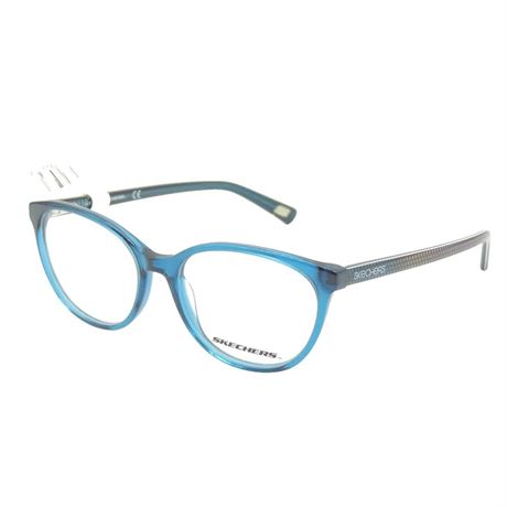 Skechers SE 1640 1 090 Shinny Blue Eyeglass Frame 49 15 135