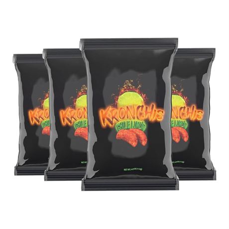 Kronchis Chile Limón Corn Chips, Spicy Snack with Zesty Kick, Lime Flavored