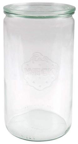Weck Zylinderform-Glas 1040ml 6er Pack /missing 3 lids