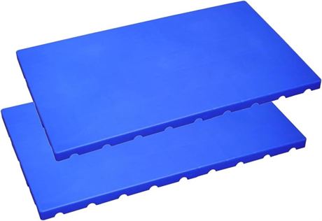 2pcs Plastic Pallet, Splicable Waterproof Moisture-Proof Storage Pad, Portable