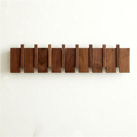 Wood Coat Rack Wall Mount, Coat Hooks Hanger Wall Mounted, Heavy Duty Wall Coat