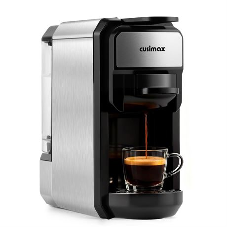 CUSIMAX Espresso Machine Single Serve Coffee Machine Compatible with Nespresso