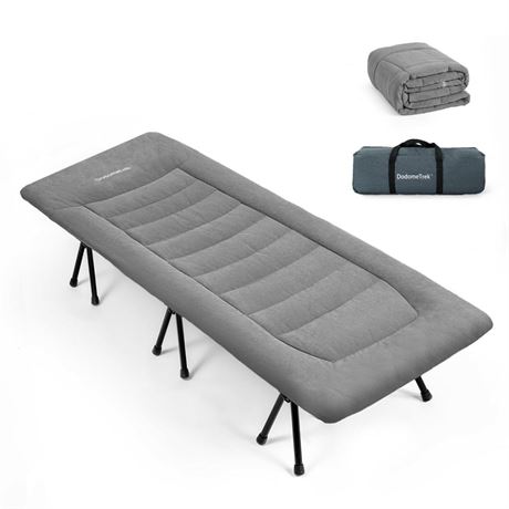Dodometrek Camping Cot for Adults with Cot Mattress - Premium Folding Camping