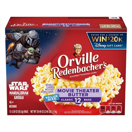 Orville Redenbacher's Orville Redenbacher’s Microwave Popcorn Value Size, Movie
