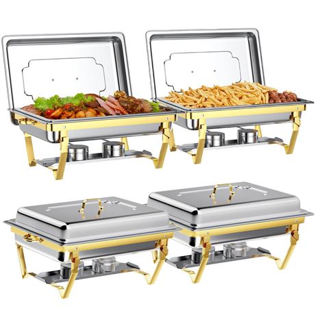 Chafing Dishes for Buffet Set: Chafers for Catering - Chafing Dish Buffet Set