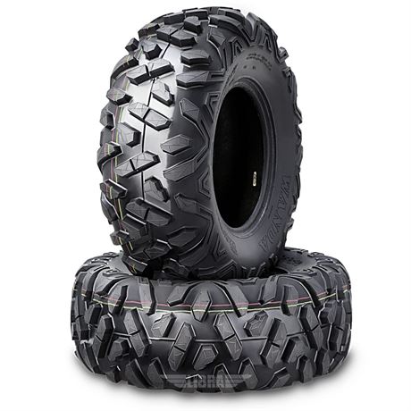 WANDA Set 2 All Terrain UTV ATV Tires 26X9-12 26x9x12 Bighorn Style 6PR Deep