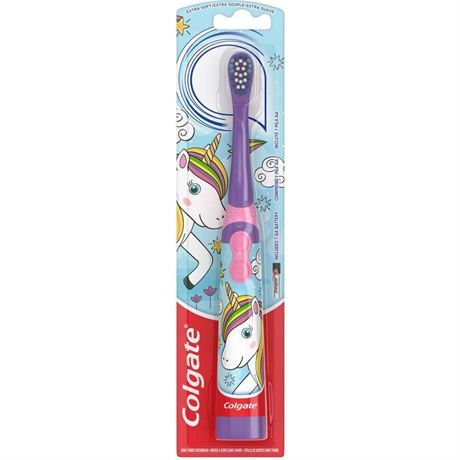 Colgate Kids Battery Toothbrush  Unicorn Toothbrush  1 Pack