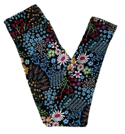 Lularoe Tall Curvy (TC fits Sizes 12-18) floral print Buttery Soft Adult