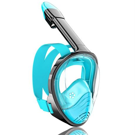 QingSong Full Face Snorkel Mask for Adults, Snorkeling Gear with Camera Mount,