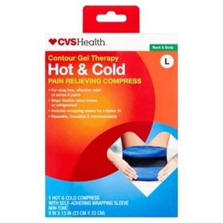 CVS Contour Gel Therapy Hot & Cold Pain Relieving Compress, L
