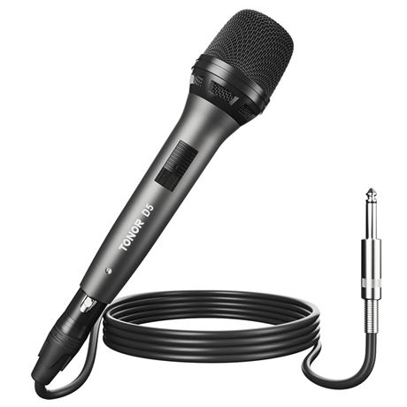 OFFSITE TONOR Professional Vocal Microphone for Singing, Dynamic Handheld Wired