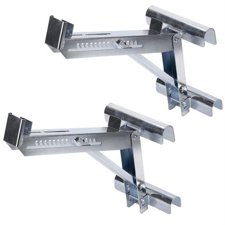 Baoz Ladder Jacks 1 Pair, 2-Rung Short Body Extension Ladder Jack Tool to