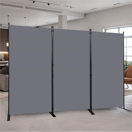 Room Divider 6FT Portable Room Dividers and Folding Privacy Screens, 102'' W