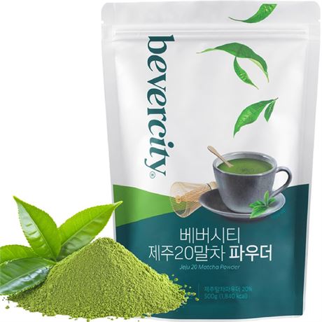 Korean Food Jeju 20 Matcha Powder (1pack, 3.5oz), Jeju Sweet Green tea Latte