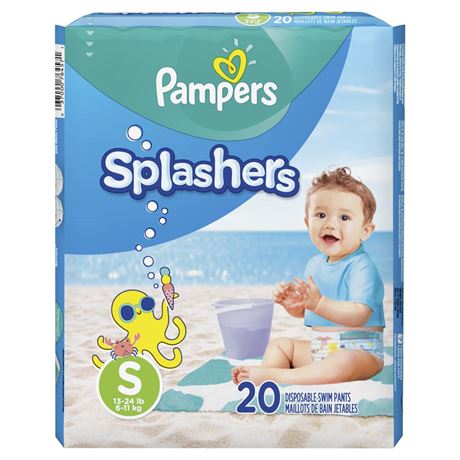 Pampers Diapers Splash S3 Jumbo 6X20EA