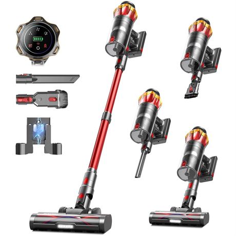 Cordless Vacuum Cleaner,580W 48KPA 65Mins Vacuum Cleaners for