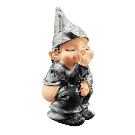 Garden gnome Funny Statue Outdoor Naughty Figurines Yard Lawn Porch Decoration