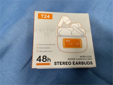 T24 Wireless Noise Cancelling Earbuds 48h