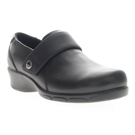 Propet Women's Wallis Slip on Shoes (Black Leather) - Size 7.5 4E