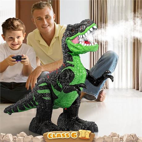 Remote Control T-rex Large Dinosaur Toy for Boys 3 4 5 6 7 8 Years, Realistic