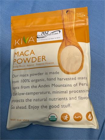kiva Maca Powder Energy Boost Balance Essential Minerals 16oz
