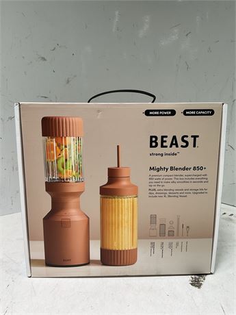 Beast Health Blender Mighty 850 Plus Premium Compact Personal Blender with 850W
