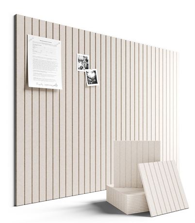 Large Felt Bulletin Board 48" x 36" Cork Board Alternative-12 Pack with 70 Safe