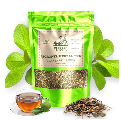 Moronel Herbal Tea (Synadenium Grantii) Stand Alone Resealable Bag, Crafted By