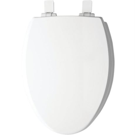 Mayfair Cassel Slow Close Toilet Seat, Easy Clean, Non Slip Premium Wood Seat,