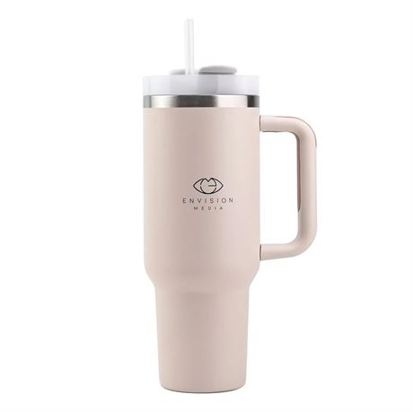 40oz Tumbler, Stainless Steel Double Wall Insulated Travel Cup with Lid, Straw,