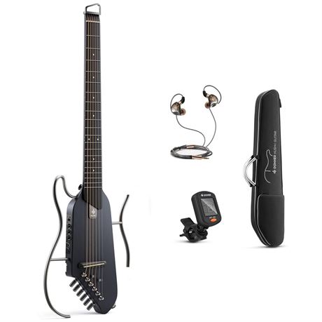 Donner HUSH-I Guitar For Travel - Portable Ultra-Light and Quiet Performance