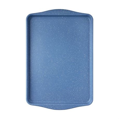 Large 13 x 18 Inch Blue Speckle Nonstick Carbon Steel Baking Cookie Sheet,