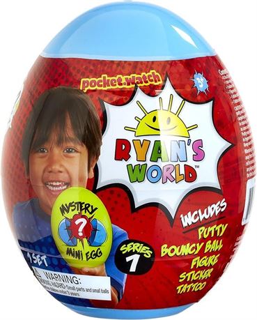 2-Eggs per box 
Ryan S World Mystery Art Egg Series 2  Art Sets for Child Ages