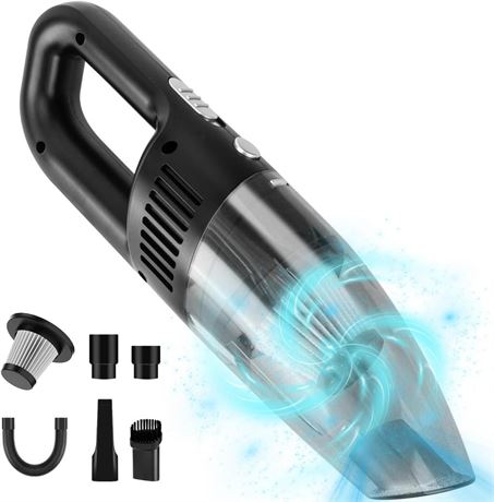 Handheld Vacuum, 9000PA Strong Suction Hand Vacuum Cordless, Mini Handheld Car