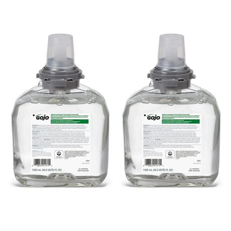Gojo Green Certified Foam Hand Cleaner, Fragrance Free, EcoLogo Certified, 1200