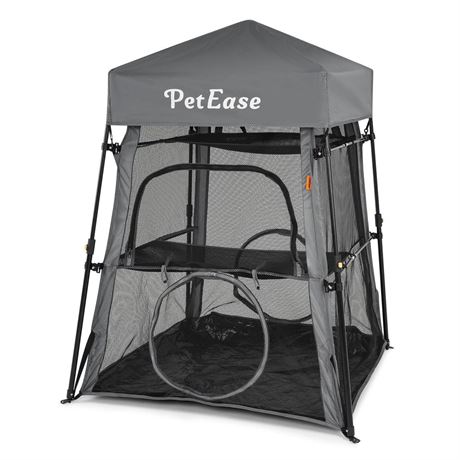 Cat Tower Tent,Outdoor Patio Cat Enclosures with Breathable Mesh,Indoor Playpen