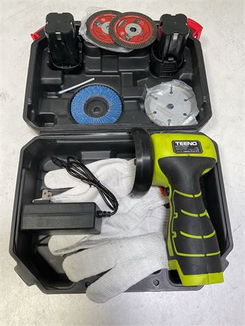 Portable brushless angle grinder