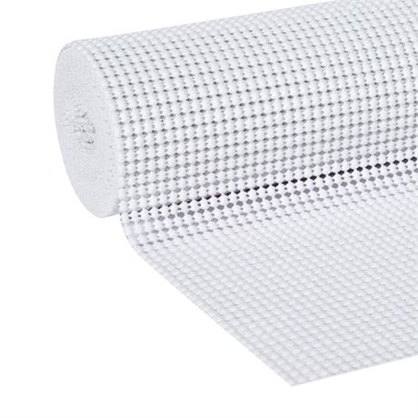 Duck Brand Select Grip EasyLiner Non-Adhesive Shelf Liner, White, 12 in. x 10