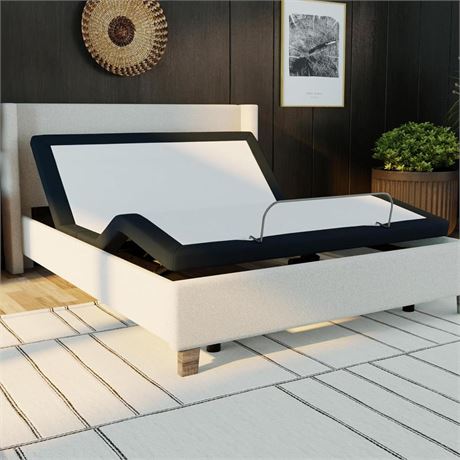 Blissful Nights Full e3 Adjustable Bed Base Frame with Head and Foot Incline,