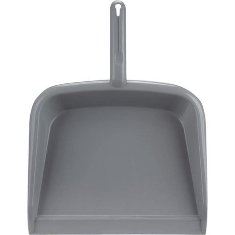 Plastic dustpan, 10 Inches, Gray Gray 1