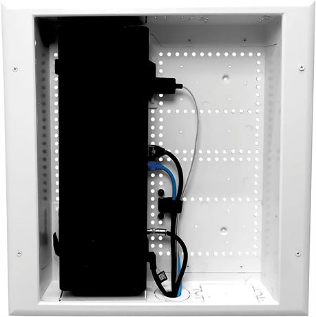 DataComm Electronics 45-8011-1P Multi-Functional Recessed Media Box with